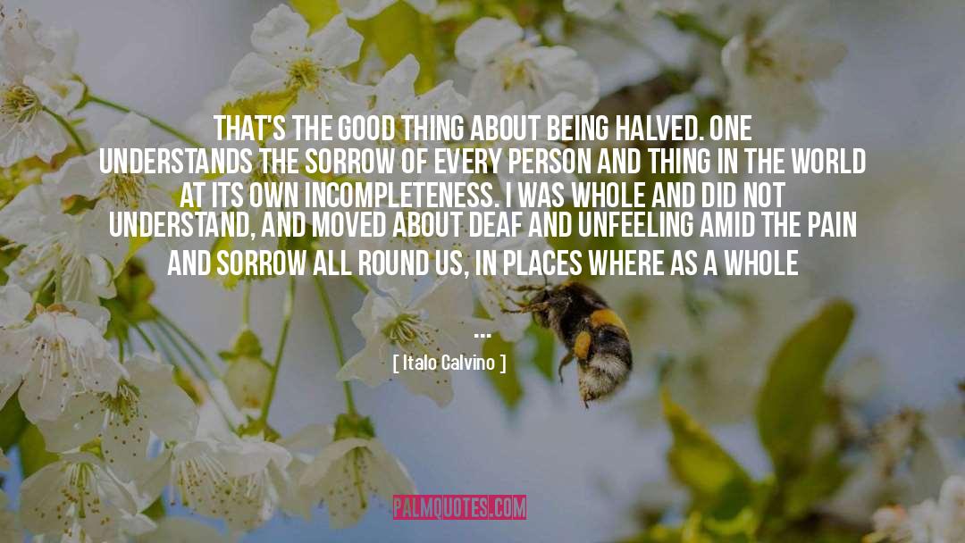 Italo Calvino Quotes: That's the good thing about