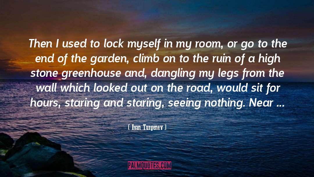 Ivan Turgenev Quotes: Then I used to lock