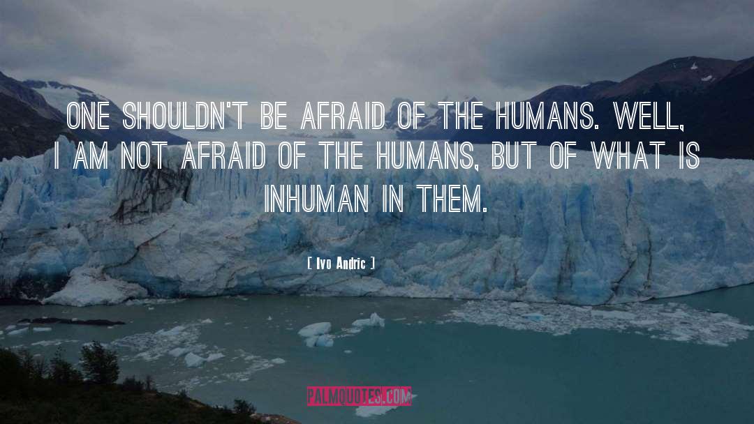Ivo Andric Quotes: One shouldn't be afraid of