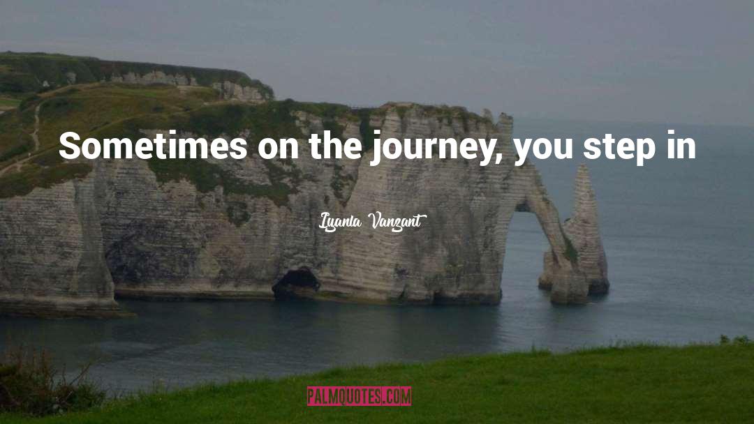 Iyanla Vanzant Quotes: Sometimes on the journey, you