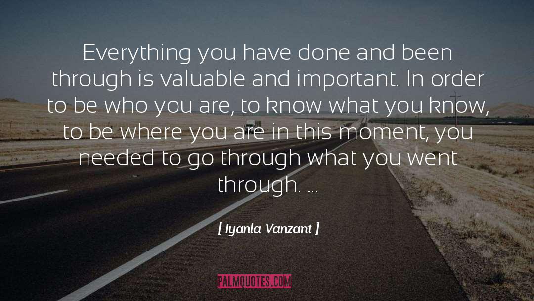 Iyanla Vanzant Quotes: Everything you have done and