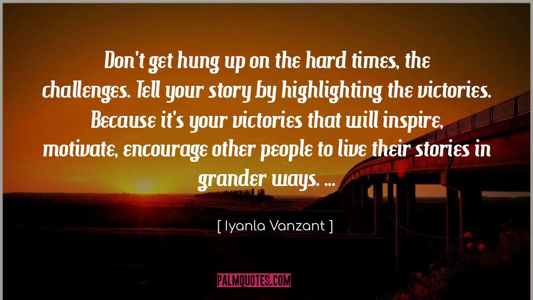 Iyanla Vanzant Quotes: Don't get hung up on