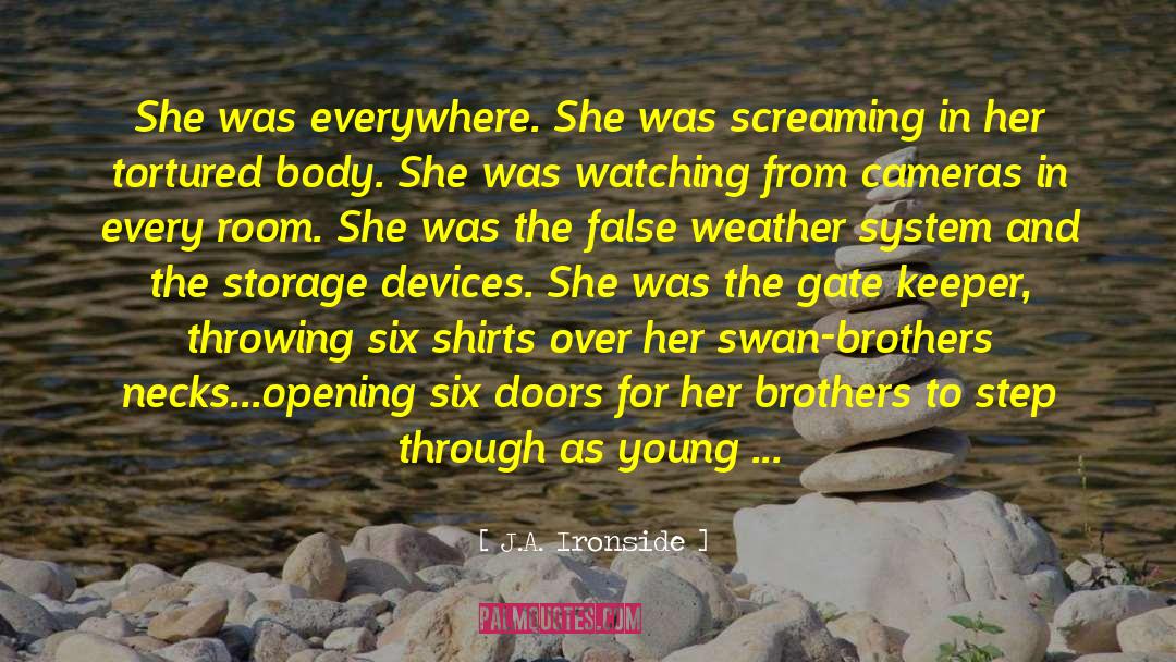 J.A. Ironside Quotes: She was everywhere. She was