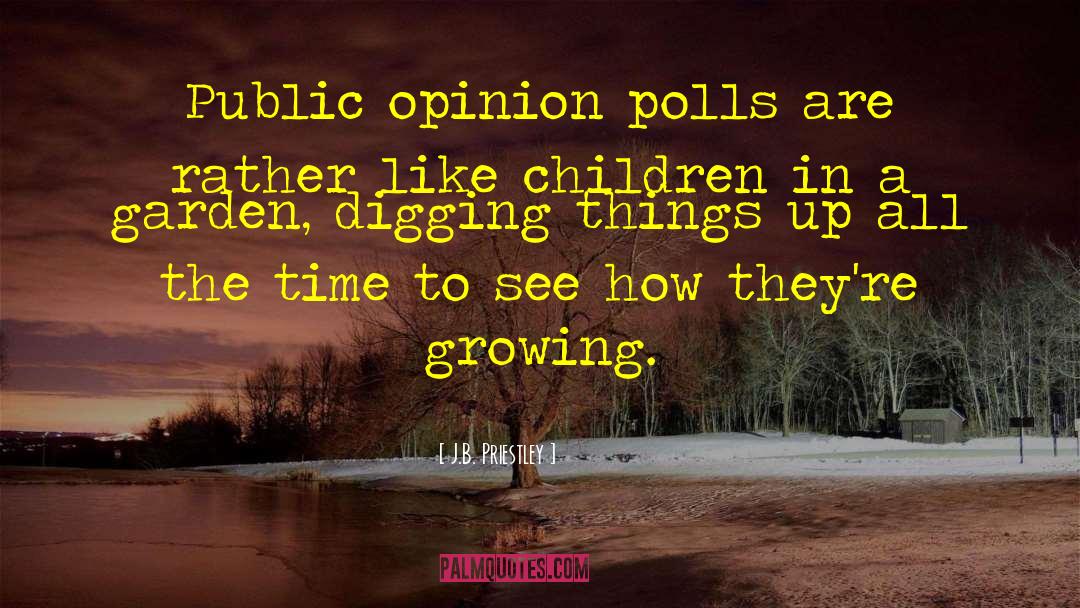 J.B. Priestley Quotes: Public opinion polls are rather