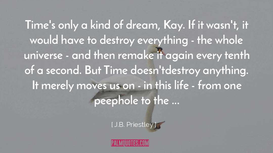 J.B. Priestley Quotes: Time's only a kind of