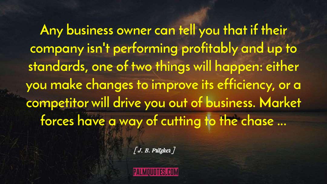 J. B. Pritzker Quotes: Any business owner can tell