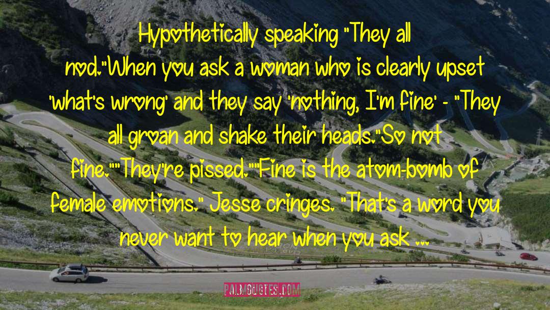 J.B. Salsbury Quotes: Hypothetically speaking…