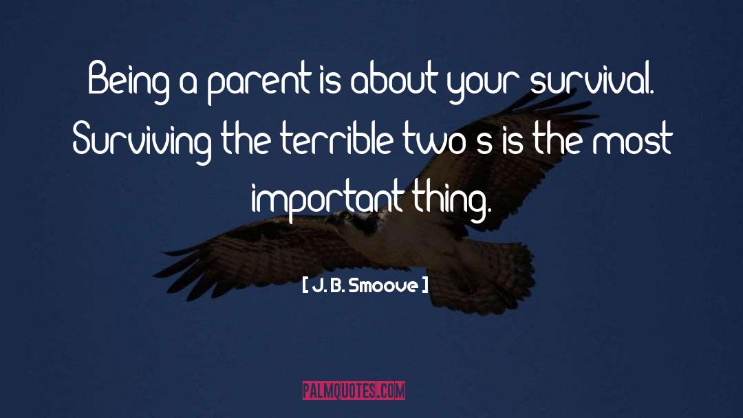 J. B. Smoove Quotes: Being a parent is about