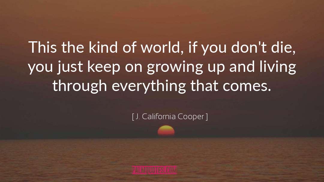 J. California Cooper Quotes: This the kind of world,