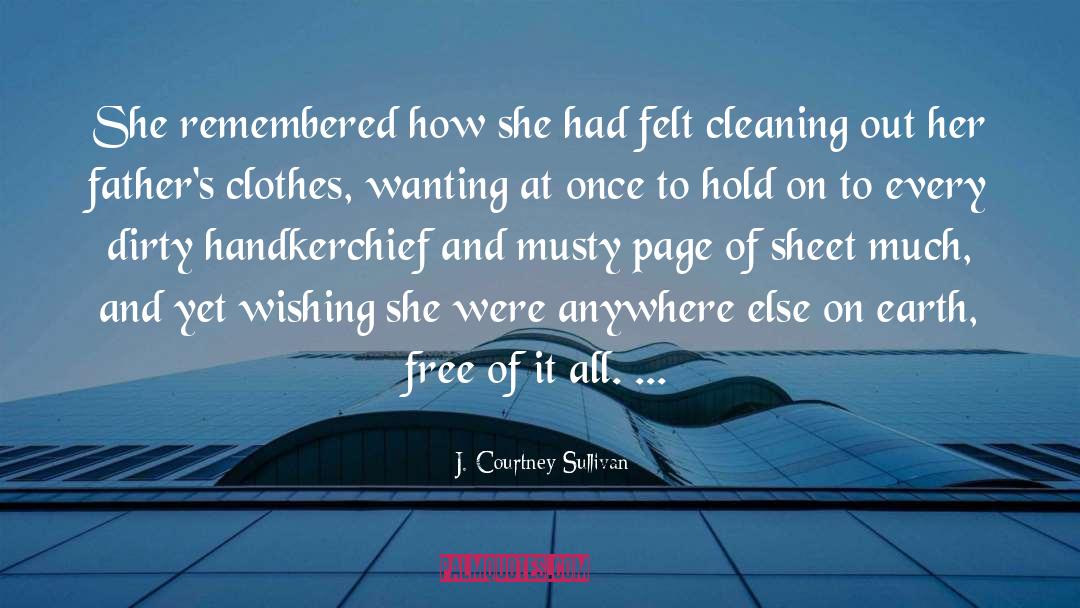 J. Courtney Sullivan Quotes: She remembered how she had