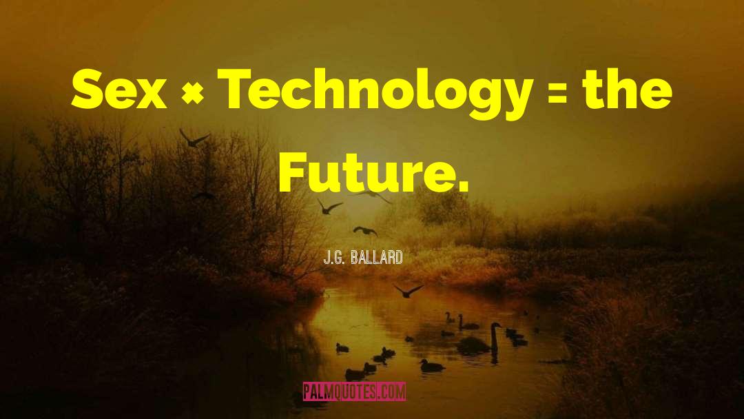 J.G. Ballard Quotes: Sex × Technology = the