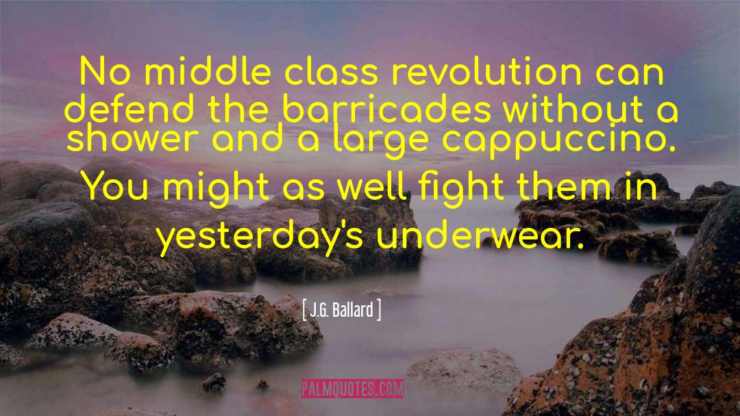 J.G. Ballard Quotes: No middle class revolution can