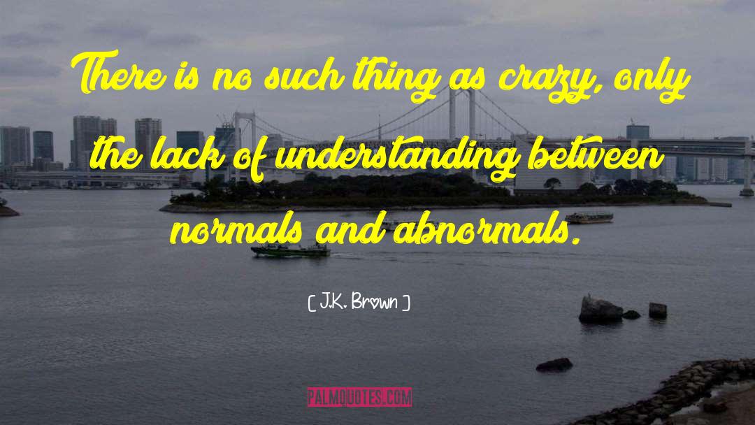 J.K. Brown Quotes: There is no such thing
