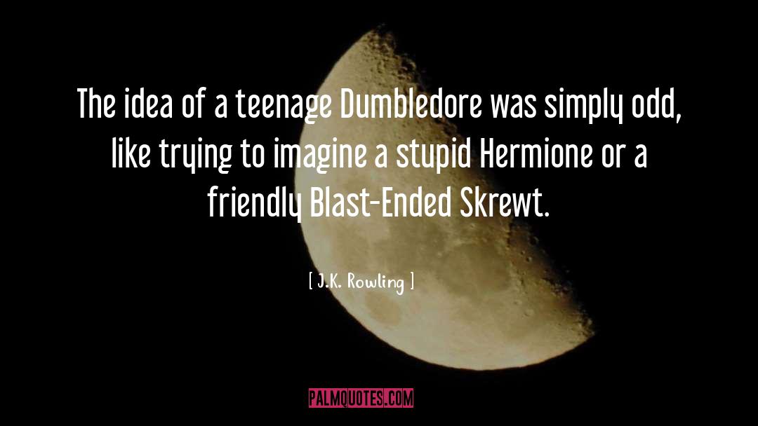 J.K. Rowling Quotes: The idea of a teenage