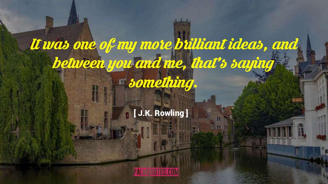J.K. Rowling Quotes: It was one of my
