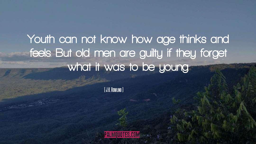 J.K. Rowling Quotes: Youth can not know how