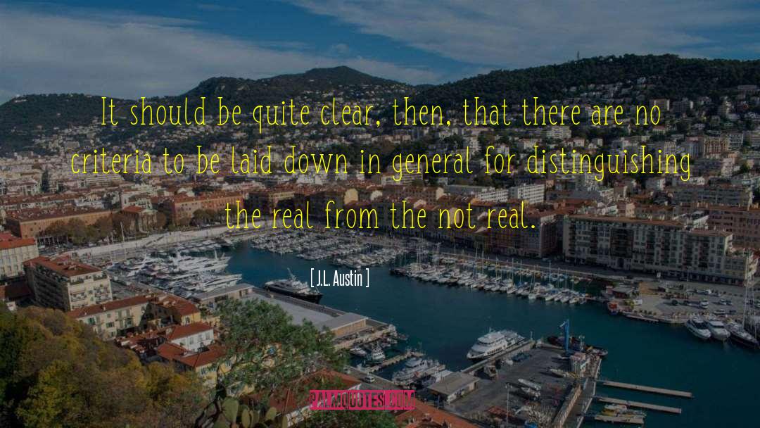 J.L. Austin Quotes: It should be quite clear,