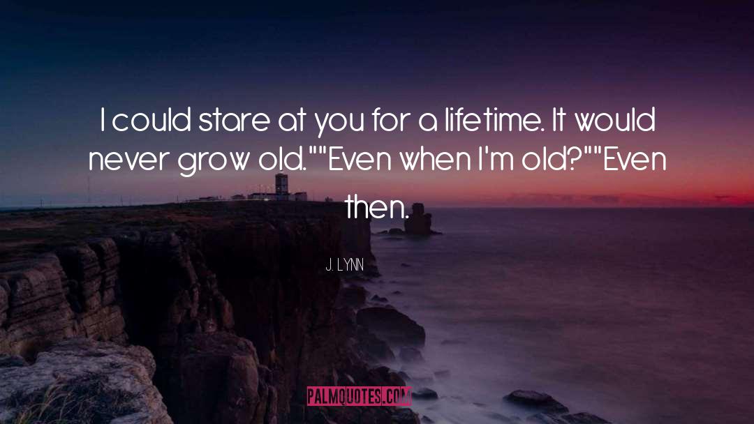 J. Lynn Quotes: I could stare at you