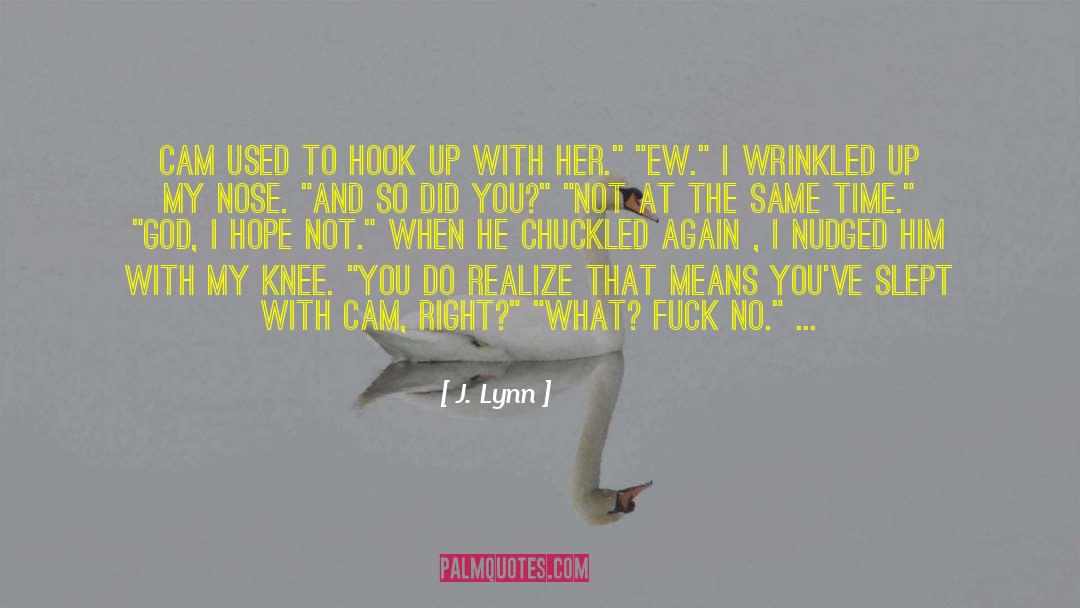 J. Lynn Quotes: Cam used to hook up