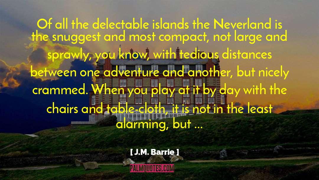 J.M. Barrie Quotes: Of all the delectable islands