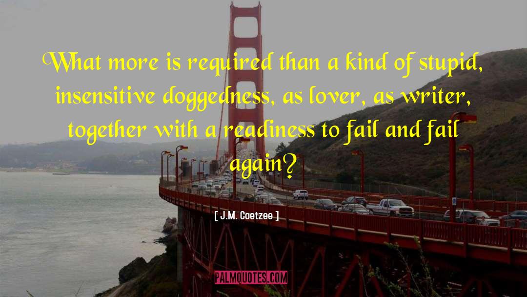 J.M. Coetzee Quotes: What more is required than