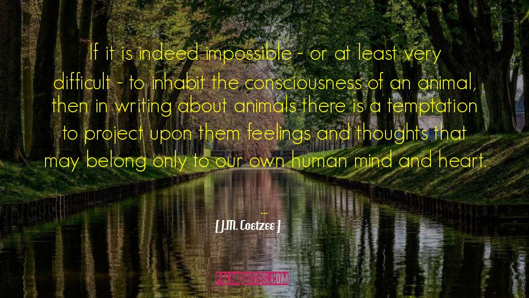 J.M. Coetzee Quotes: If it is indeed impossible