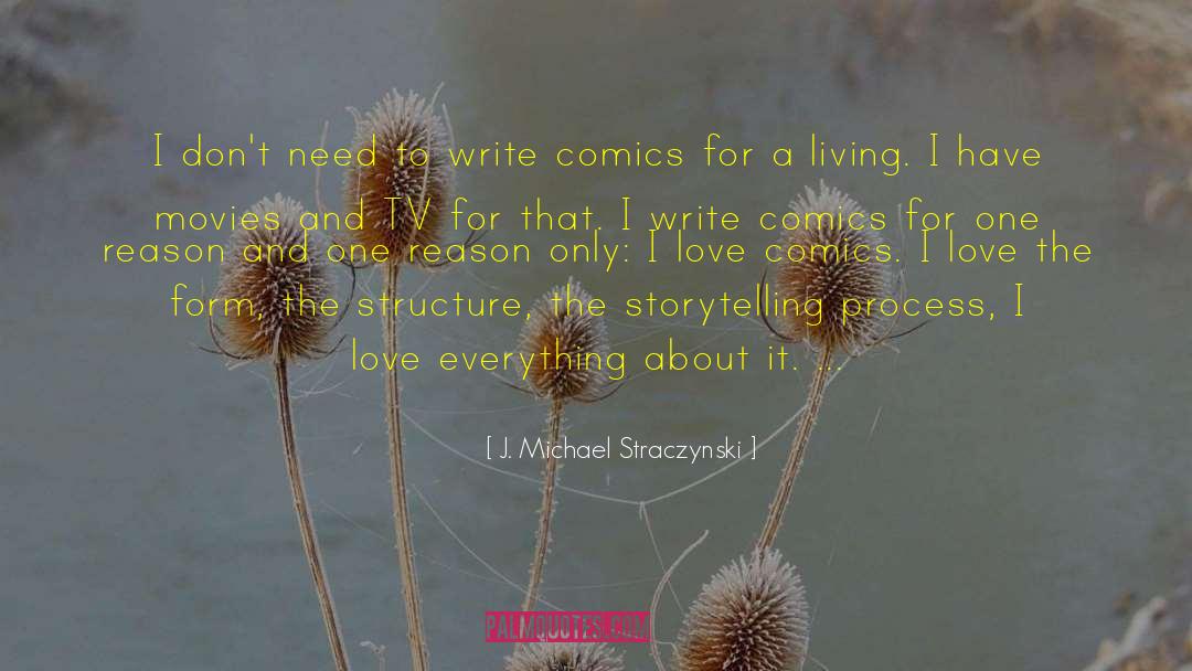 J. Michael Straczynski Quotes: I don't need to write