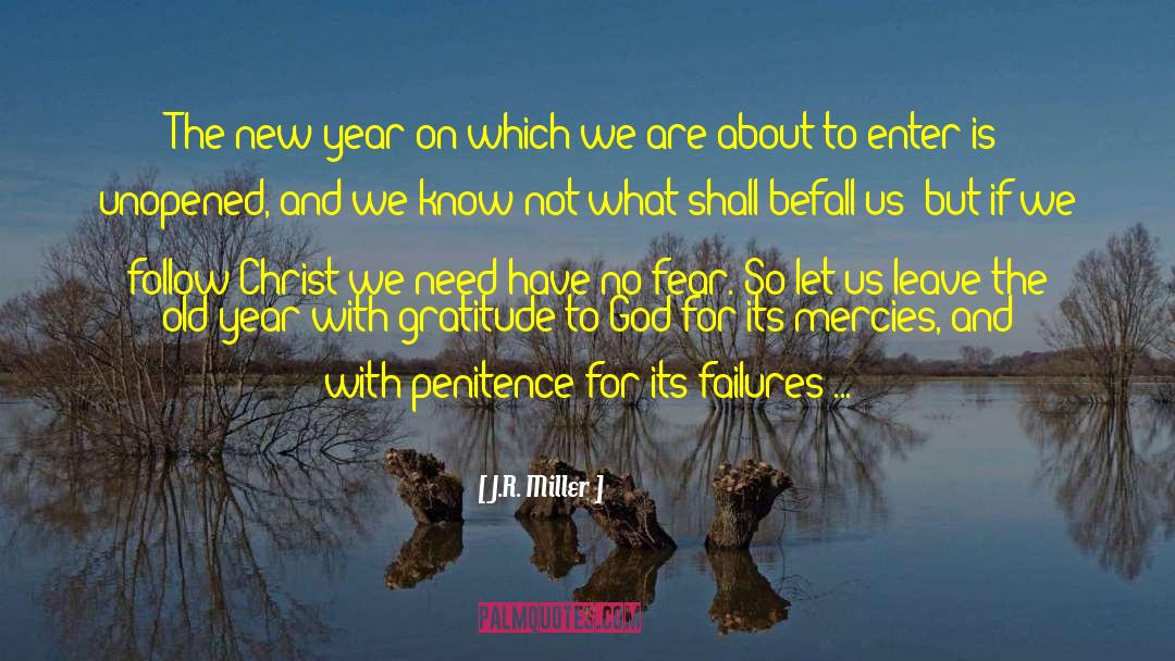 J.R. Miller Quotes: The new year on which