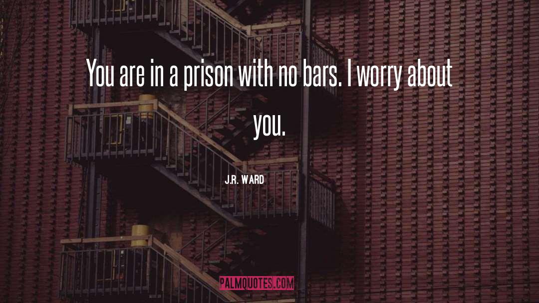 J.R. Ward Quotes: You are in a prison