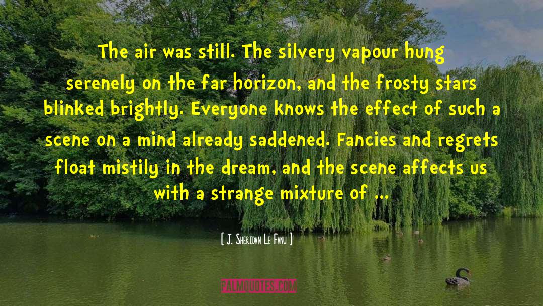 J. Sheridan Le Fanu Quotes: The air was still. The
