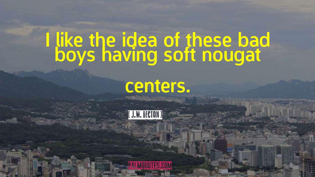 J.W. Becton Quotes: I like the idea of