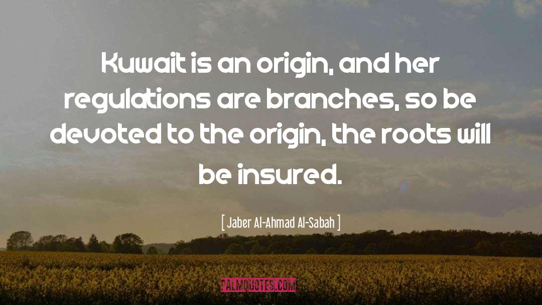 Jaber Al-Ahmad Al-Sabah Quotes: Kuwait is an origin, and