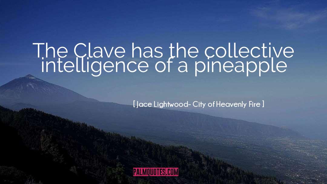 Jace Lightwood- City Of Heavenly Fire Quotes: The Clave has the collective