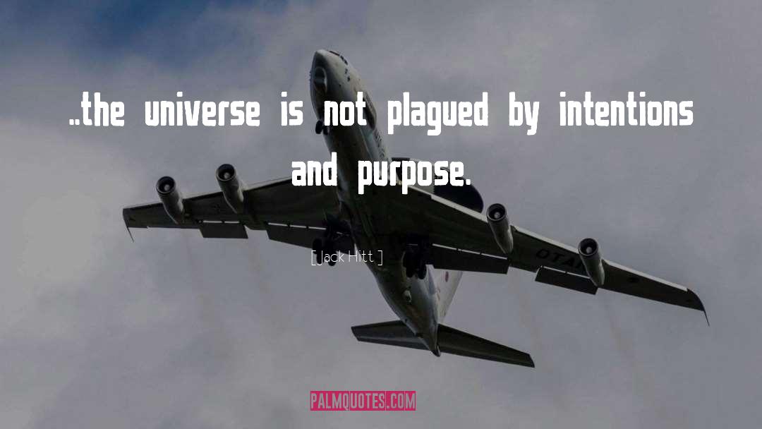 Jack Hitt Quotes: ..the universe is not plagued