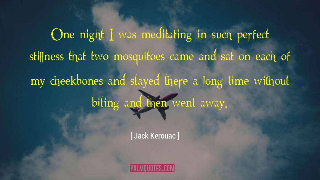 Jack Kerouac Quotes: One night I was meditating