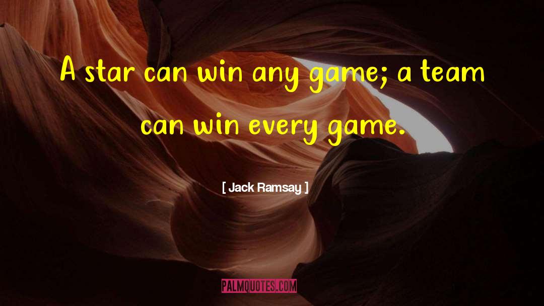 Jack Ramsay Quotes: A star can win any