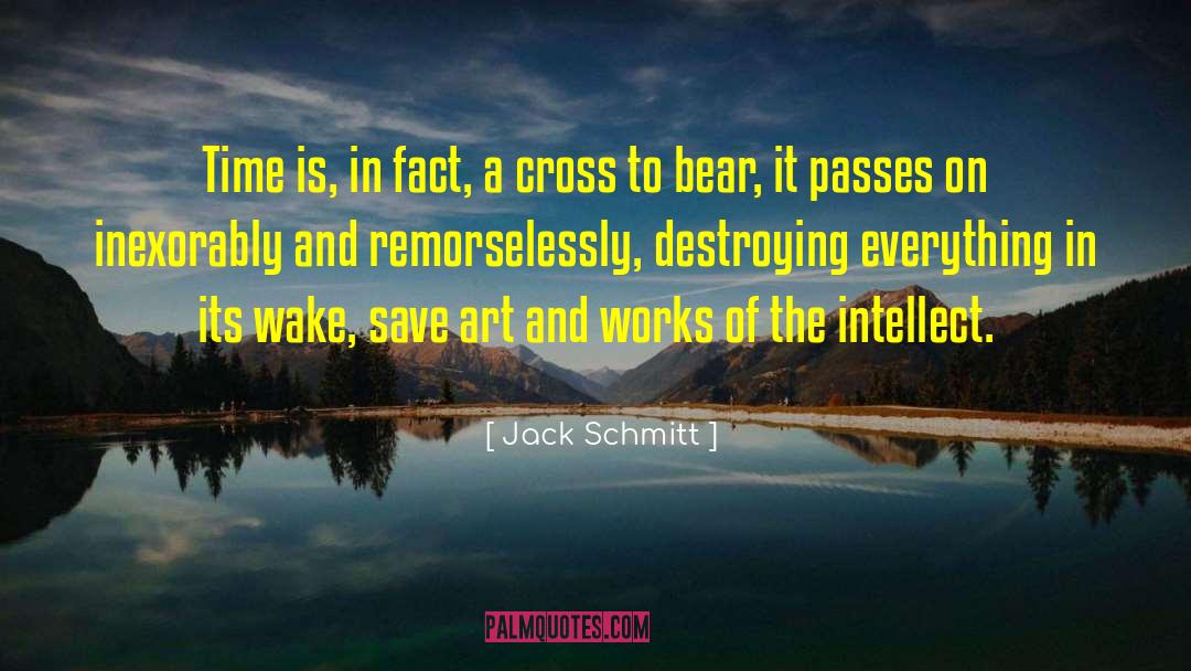 Jack Schmitt Quotes: Time is, in fact, a