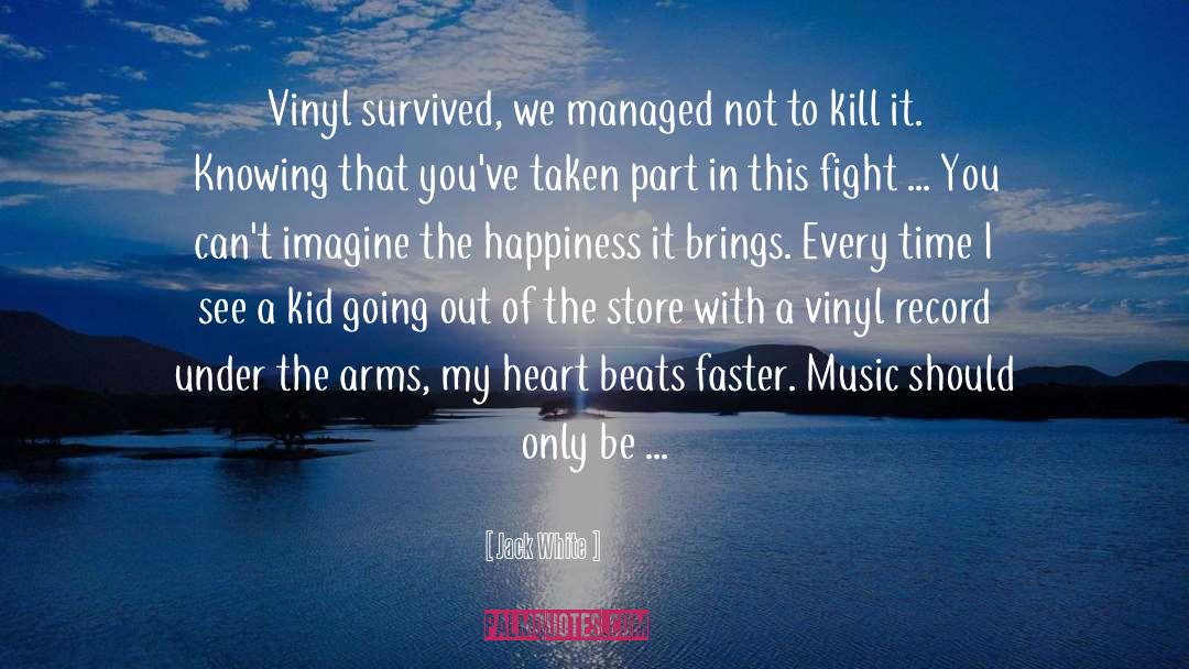 Jack White Quotes: Vinyl survived, we managed not