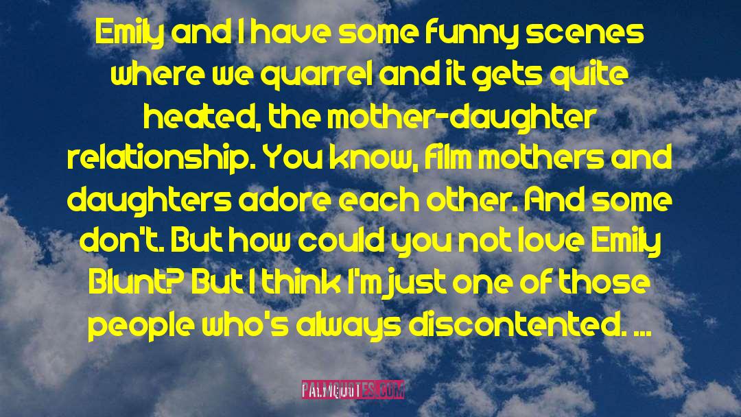 Jacki Weaver Quotes: Emily and I have some