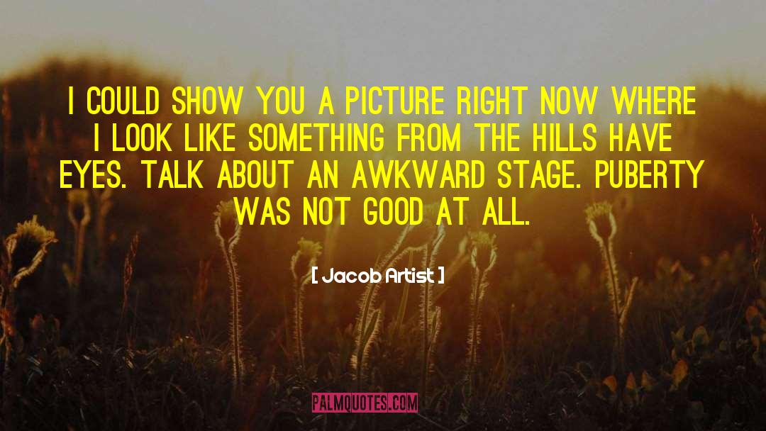 Jacob Artist Quotes: I could show you a