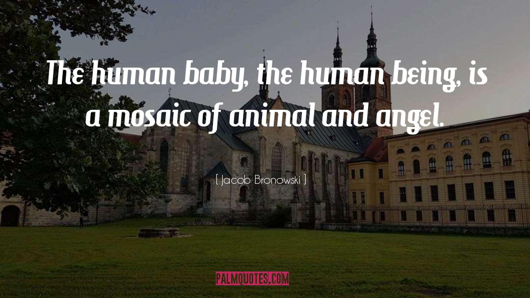 Jacob Bronowski Quotes: The human baby, the human