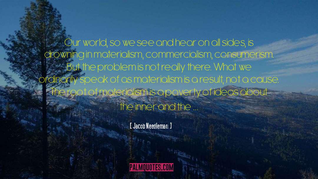 Jacob Needleman Quotes: Our world, so we see