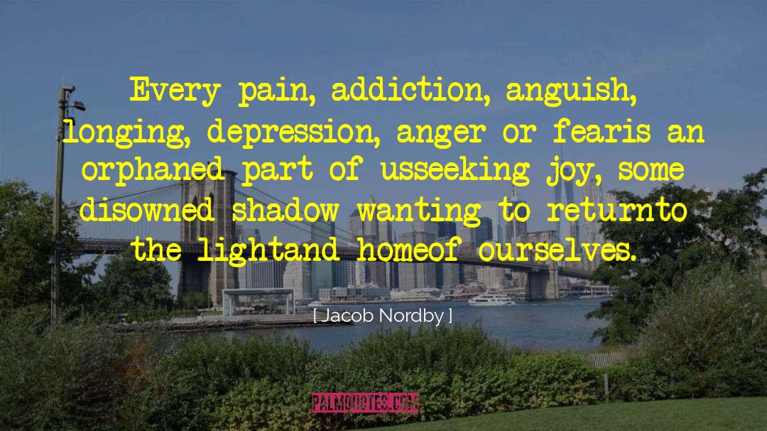 Jacob Nordby Quotes: Every pain, addiction, anguish, longing,