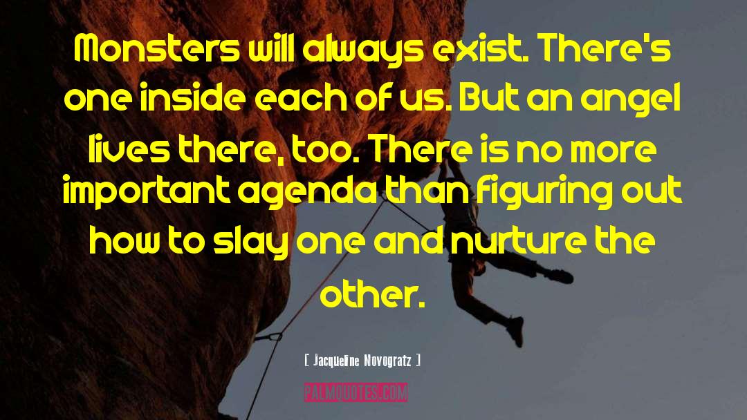 Jacqueline Novogratz Quotes: Monsters will always exist. There's