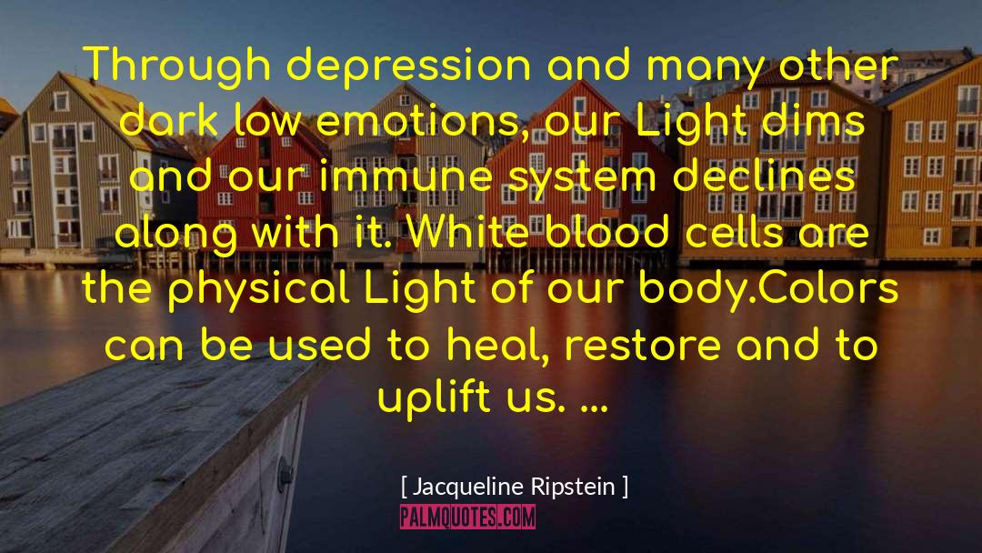 Jacqueline Ripstein Quotes: Through depression and many other