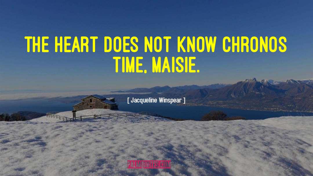 Jacqueline Winspear Quotes: The heart does not know