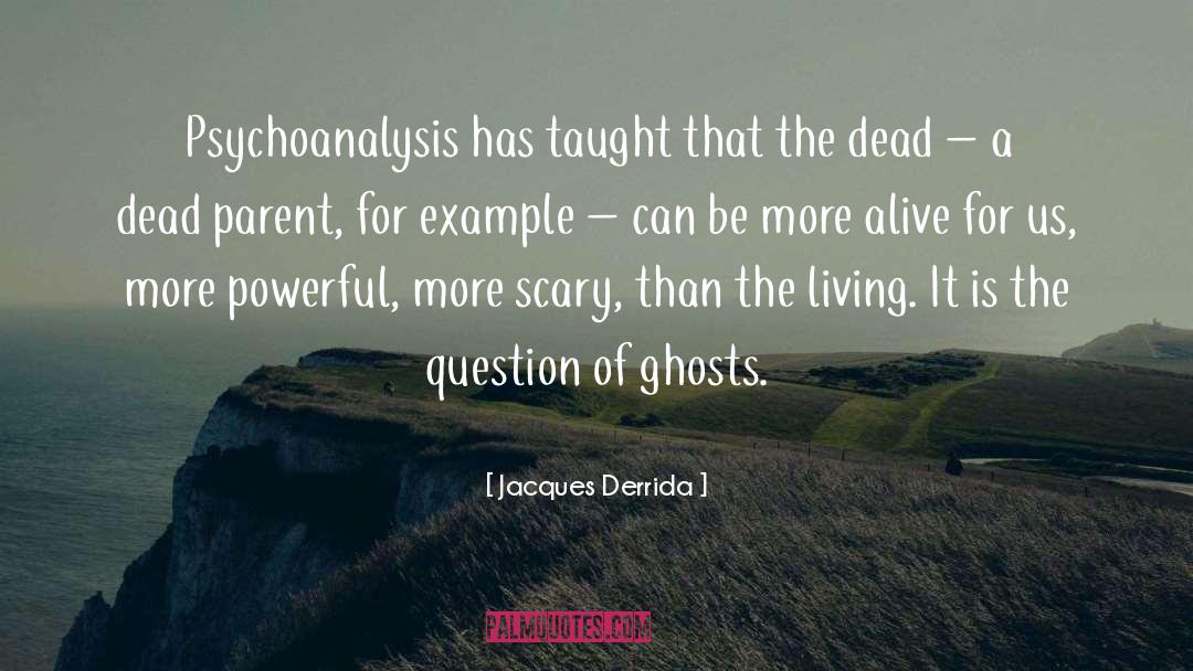 Jacques Derrida Quotes: Psychoanalysis has taught that the