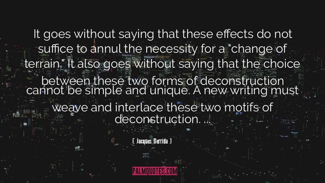 Jacques Derrida Quotes: It goes without saying that