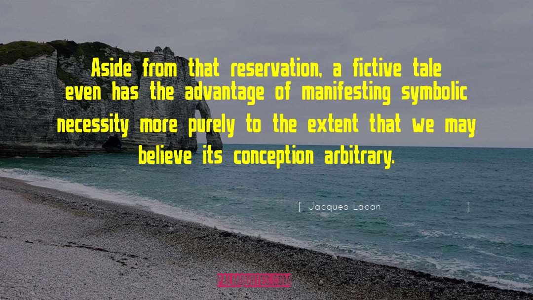 Jacques Lacan Quotes: Aside from that reservation, a