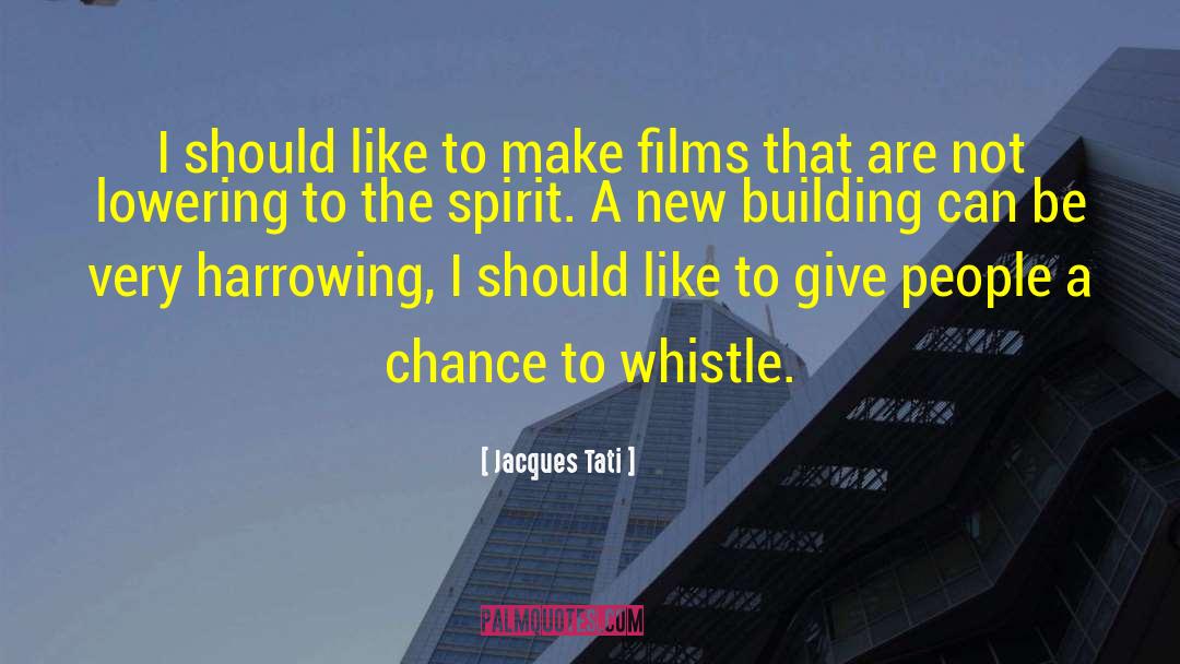 Jacques Tati Quotes: I should like to make